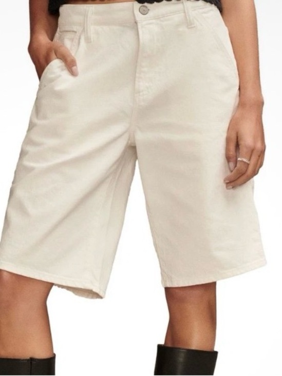 Lucky Brand Pants - Lucky Brand Slim Brigette Bermuda White Jeans